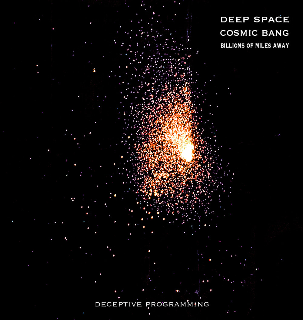 deep space cosmic bang, crop shot by Rick Hemi