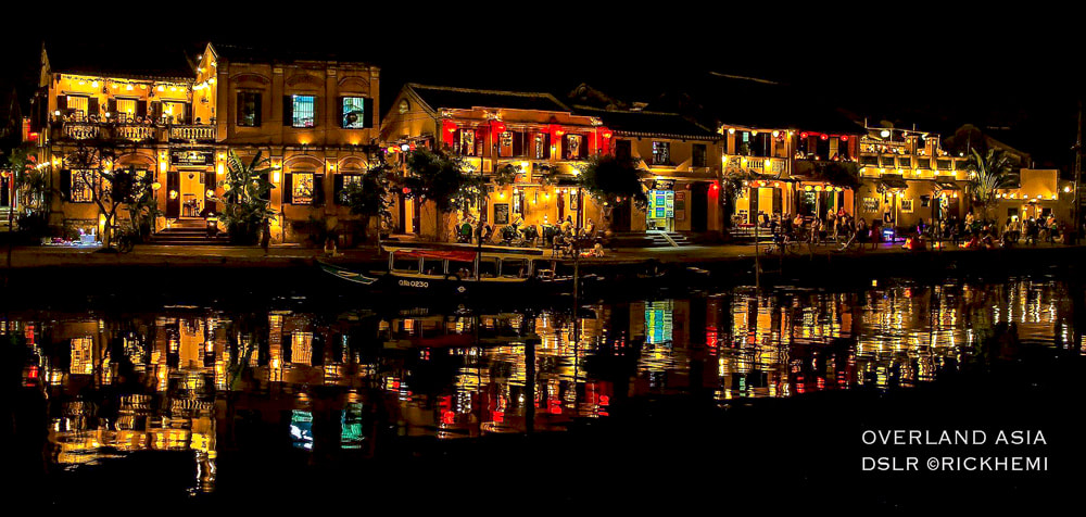 overland Asia, village night glow, DSLR image by Rick Hemi 