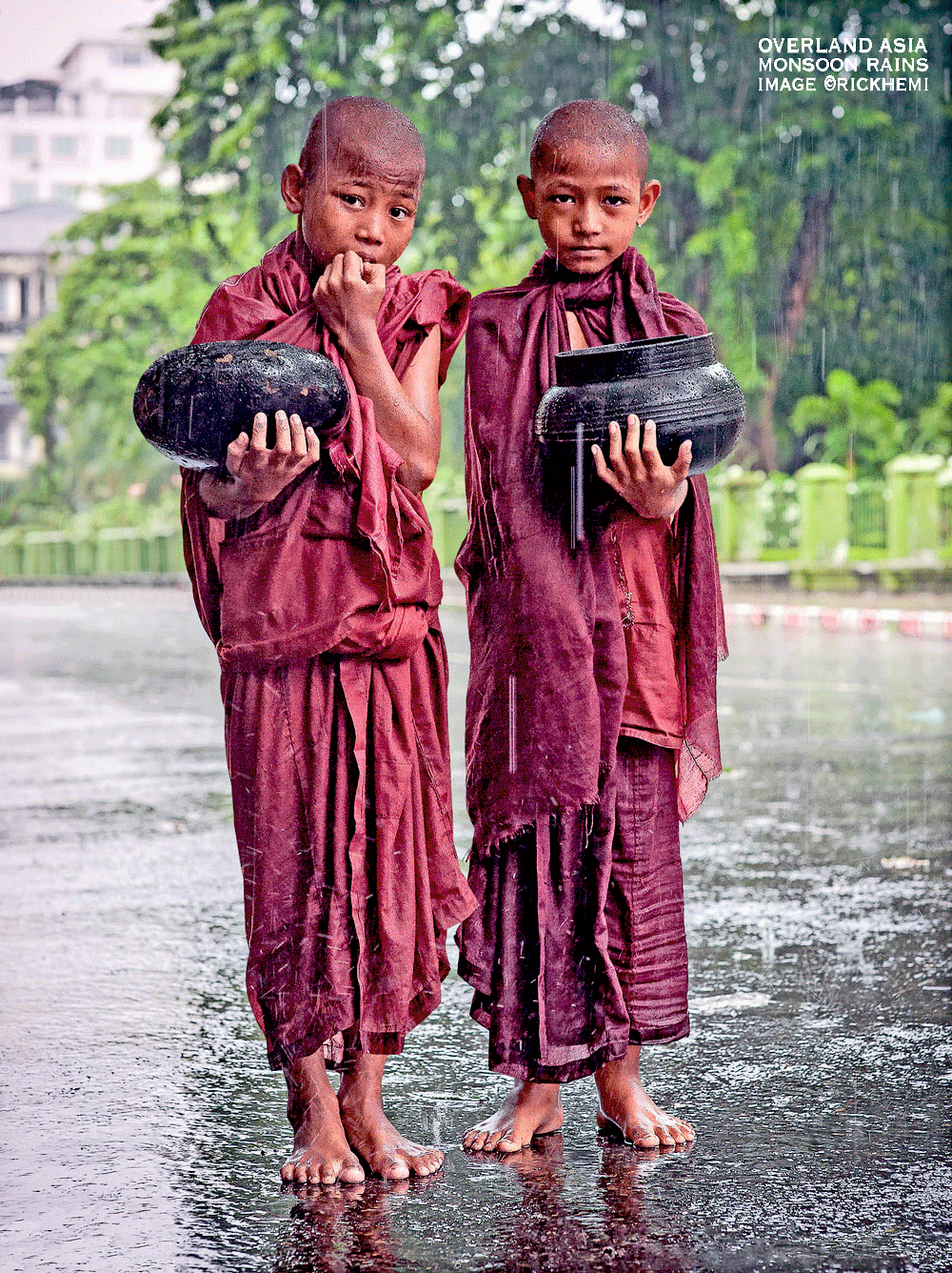 Asia overland, monsoon rains, street photography Asia, DSLR image by Rick Hemi